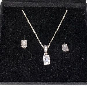 Pandora Earrings and Necklace set